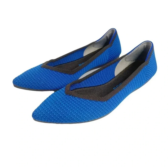Rothy's Shoes - Rothy's Limited Edition The Point Lazuli Blue Knit Pointed Toe Flat Size 7
